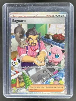 2023 Pokemon SV Paldea Evolved Saguaro Special Illustration Rare #270/193 - Image 1