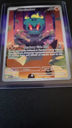 Pokemon Marshadow Illustration Rare Holo 146/132 Me01: Mega Evolution 90 HP - Image 1
