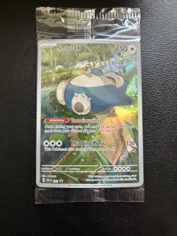 Pokemon Snorlax 051 Sv: Scarlet & Violet Promo Card Holo 151 (Sealed) NM - Image 1