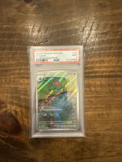 Pokemon TCG Ivysaur Scarlet Violet Holo Card 167/165 PSA 9 Illustration Rare - Image 1