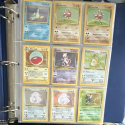 Pokemon TCG Wizards Vintage Holo 1st Edition Binder Lot Base Jungle Fossil - Image 1