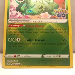 Pokemon Radiant Venusaur 004/078 Pokemon GO Holo NM/M - Image 3