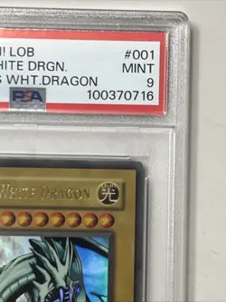 🐉 🔥 Yugioh Blue-Eyes White Dragon LOB-001 (2002) Vintage Unlimited PSA 9 Mint - Image 2