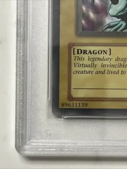 🐉 🔥 Yugioh Blue-Eyes White Dragon LOB-001 (2002) Vintage Unlimited PSA 9 Mint - Image 4