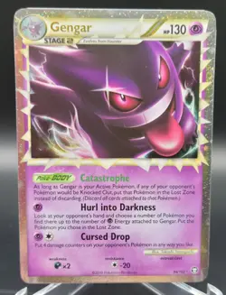 Gengar (Prime) Pokemon HGSS Triumphant 94/102 NM - Image 1