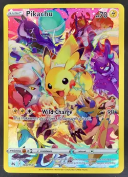 2023 Pokemon Sword & Shield Crown Zenith Pikachu Secret Rare #160/159 A WW - Image 1