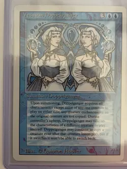 Vintage VESUVAN DOPPELGANGER Magic the Gathering MTG Summon Trading Card TCG - Image 1