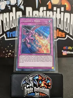 RA05-EN082 Dragon's Mind Secret Rare 1st Ed YuGiOh - Image 1