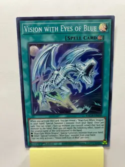 Vision With Eyes of Blue Super Rare BACH-EN050 (Lightly Played 1st Edition) - Image 1