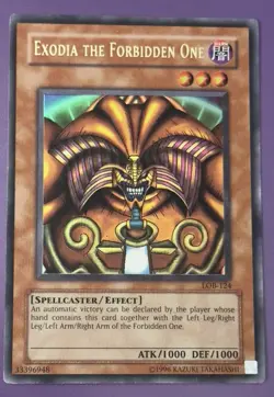 Exodia the Forbidden One LOB-124 The Legend of Blue Eyes White Dragon Unlimited - Image 1