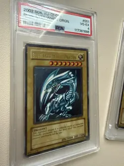 PSA 4 Yu-Gi-Oh! SDK-001 Blue-Eyes White Dragon - VG - EX - Image 1