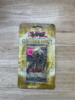 Yugioh Cyberdark Impact 1st Edition Blister Pack Factory Sealed (Warped Blister) - Image 1