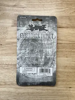 Yugioh Cyberdark Impact 1st Edition Blister Pack Factory Sealed (Warped Blister) - Image 2