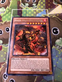 Blaster, Dragon Ruler of Infernos LTGY-EN040 Rare. LP/NM 1st Edition - Image 1