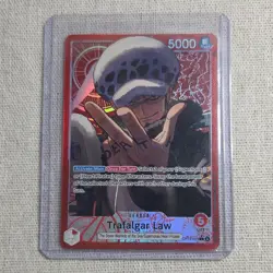 Trafalgar Law Leader Holo OP14-001 One Piece CCG Card - Image 3