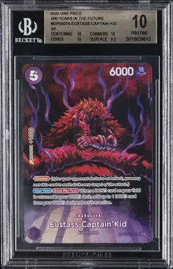 2024 ONE PIECE 500 YEARS IN THE FUTURE #OP05074 EUSTASS CAPTAIN KID SP BGS 10 - Image 1
