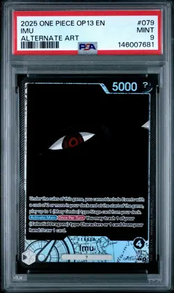 2025 ONE PIECE OP13-CARRYING ON HIS WILL ALTERNATE ART #079 IMU PSA 9 - Image 1