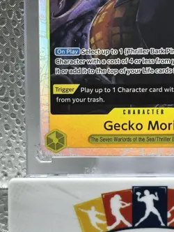 Gecko Moria OP14-104 The Azure Sea's Seven Foil One Piece TCG English - Image 5