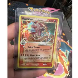 Gyarados Gold Star Delta Species 102/110 EX Holon Phantoms Holo Pokemon Card - Image 1