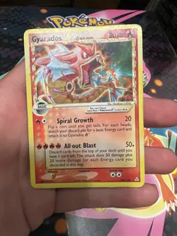 Gyarados Gold Star Delta Species 102/110 EX Holon Phantoms Holo Pokemon Card - Image 2