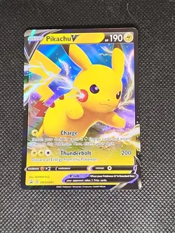 Pikachu V - SWSH061 Pokemon SWSH: Sword & Shield Promo Cards Holo Promo NM - Image 1