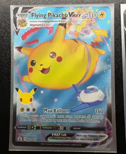 Pokemon Celebration Pikachu Card Lot Of 5. Flying Surfing V VMAX Pikachu Cards 1 - Image 4