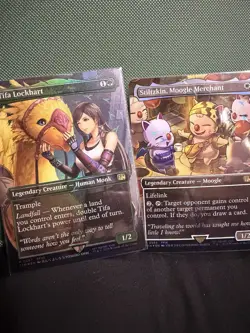 LOT of 4 Chocobo Track Foil Cards! Mint Condition. Wakka, Tifa, Mog, Stiltzkin! - Image 2