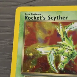 Rocket's Scyther 13/132 Gym Heroes Unlimited Holo Rare Pokemon Card MP See Pics - Image 2