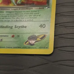 Rocket's Scyther 13/132 Gym Heroes Unlimited Holo Rare Pokemon Card MP See Pics - Image 4
