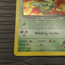Rocket's Scyther 13/132 Gym Heroes Unlimited Holo Rare Pokemon Card MP See Pics - Image 5