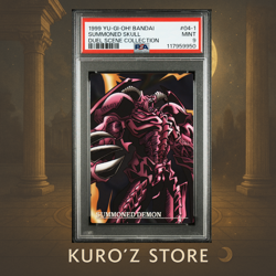 Yugioh PSA 9 BANDAI Duel Scene Collection 04-1 Summoned Skull 1999 Vintage Card - Image 1