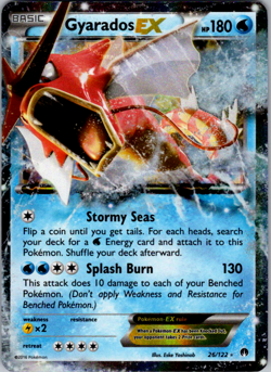 Gyarados EX 26/122 Pokemon Breakpoint XY Ultra Rare Card VLP - Image 1