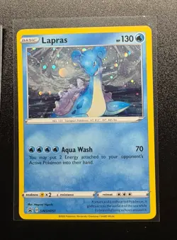 Lapras V SV110/SV122 Holo Pokemon Card Shining Fates Shiny Vault & SWSH051 - Image 2
