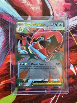 Pokemon Mega EX Card Lot – Meganium Feraligatr Charizard Lopunny Holo - Image 2