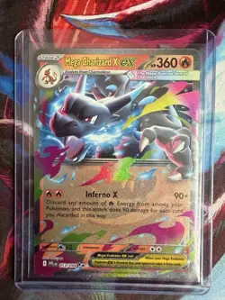 Pokemon Mega EX Card Lot – Meganium Feraligatr Charizard Lopunny Holo - Image 4