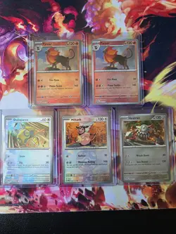 Pokemon Prismatic Evolutions Master Ball Card Lot X5 NM - Image 1