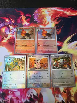 Pokemon Prismatic Evolutions Master Ball Card Lot X5 NM - Image 3