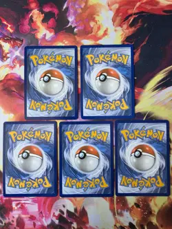 Pokemon Prismatic Evolutions Master Ball Card Lot X5 NM - Image 4