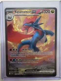 Salamence ex 187/159 Sv09: Journey Together SIR Pokemon TCG Card NM - Image 1