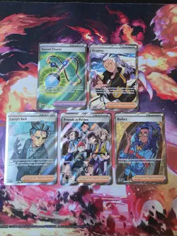 Pokemon Trainer Card Lot X5 NM Friends in Paldea Raifort Drayton Larry's Skill - Image 1