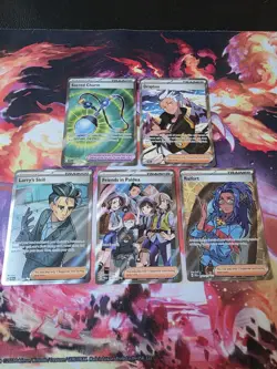 Pokemon Trainer Card Lot X5 NM Friends in Paldea Raifort Drayton Larry's Skill - Image 2