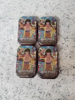 One Piece Card Game Tin X 4 Volume 1 IN HAND - Image 1