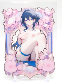 Goddess Story - Pink Metal Waifu Card - Ruan Mei - Image 1