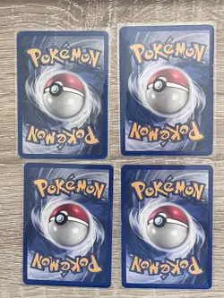 Lot Of 4 Vintage Pokemon TCG Yuka Morii Cards Neo/EX Era - Kabuto, Teddiursa - Image 2