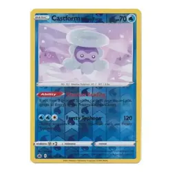 Castform Snowy Form 034/198 Reverse Holo Rare Chilling Reign Pokemon Card TCG NM - Image 1