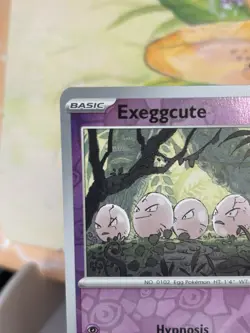 Exeggcute 023/091 Sv: Paldean Fates (PAF) Near Mint Reverse Holo Pokemon Card - Image 3