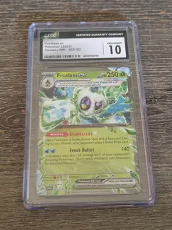 CGC 10 Froslass EX 003/182 Paradox Rift Full Art Double Rare Pokemon Card - Image 1