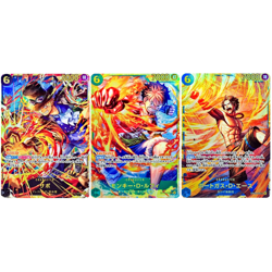 Sabo Luffy Ace SEC OP13-118 Japanese ONE PIECE Card Carrying on His Will NM - Image 1