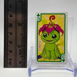 Palmon Digimon Adventure TV Magazine Trump Playing Card Club 3 TCG Japan - Image 2