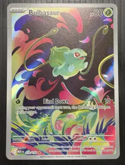 2025 Pokemon Bulbasaur 133/132 Full Art Mega Evolution MINT - Image 1